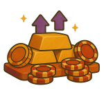 gold poker chip icoin