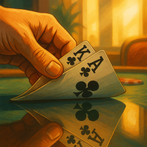 Poker card AK