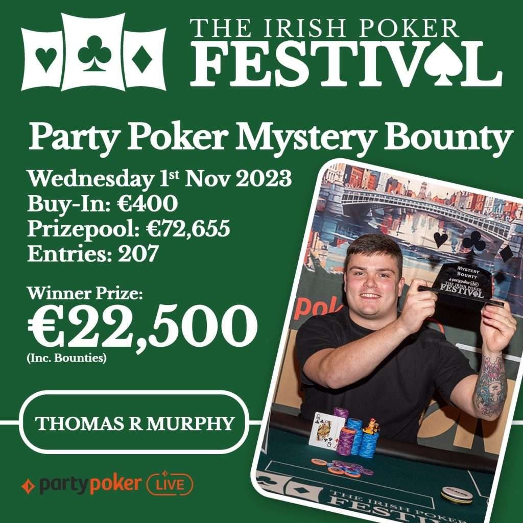 Mystery Bounty PartyPoker 2023 festival
