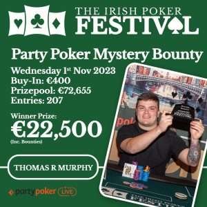 Mystery Bounty PartyPoker 2023 festival