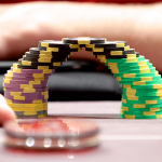 poker chips arch