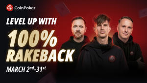 CoinPoker Launches 100% Rakeback Promotion for March and Unveils New Software
