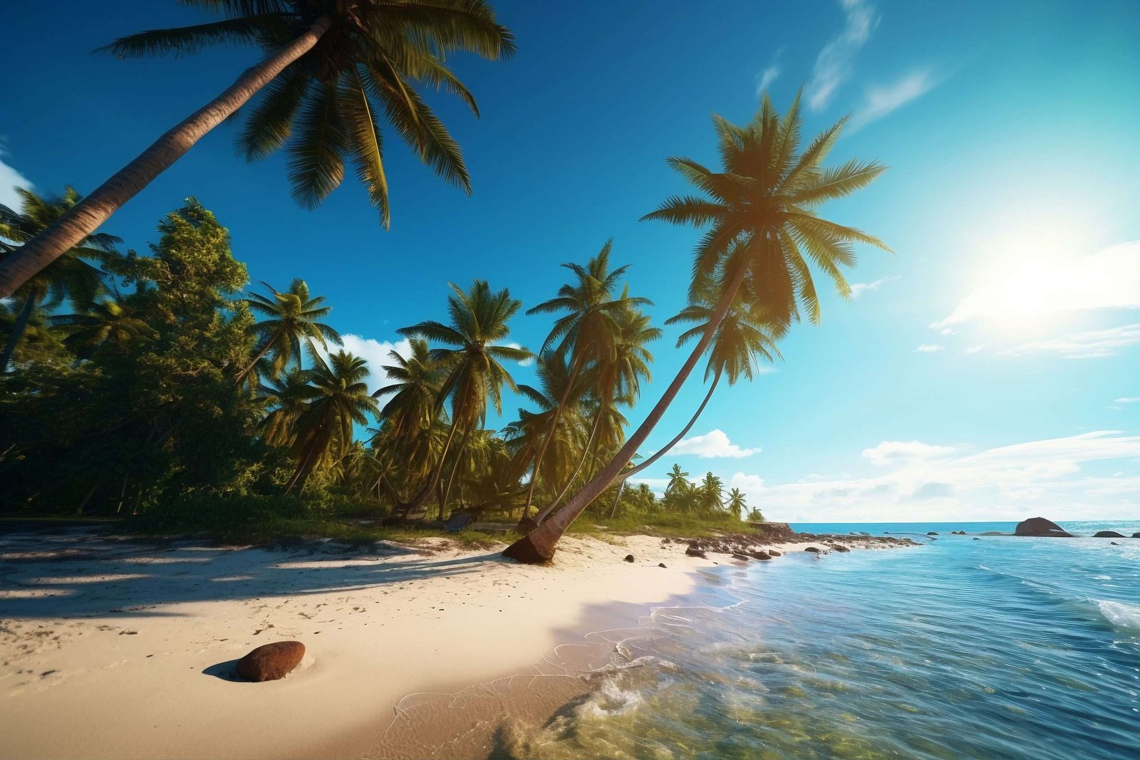 playa en el caribe