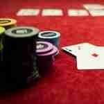 poker game red table