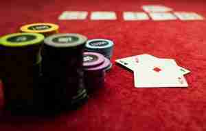 poker game red table