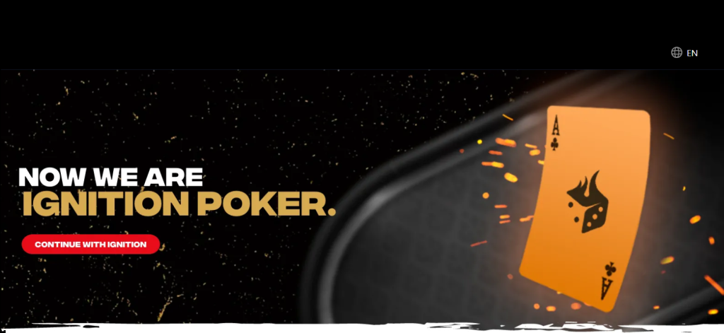 ignition poker change u