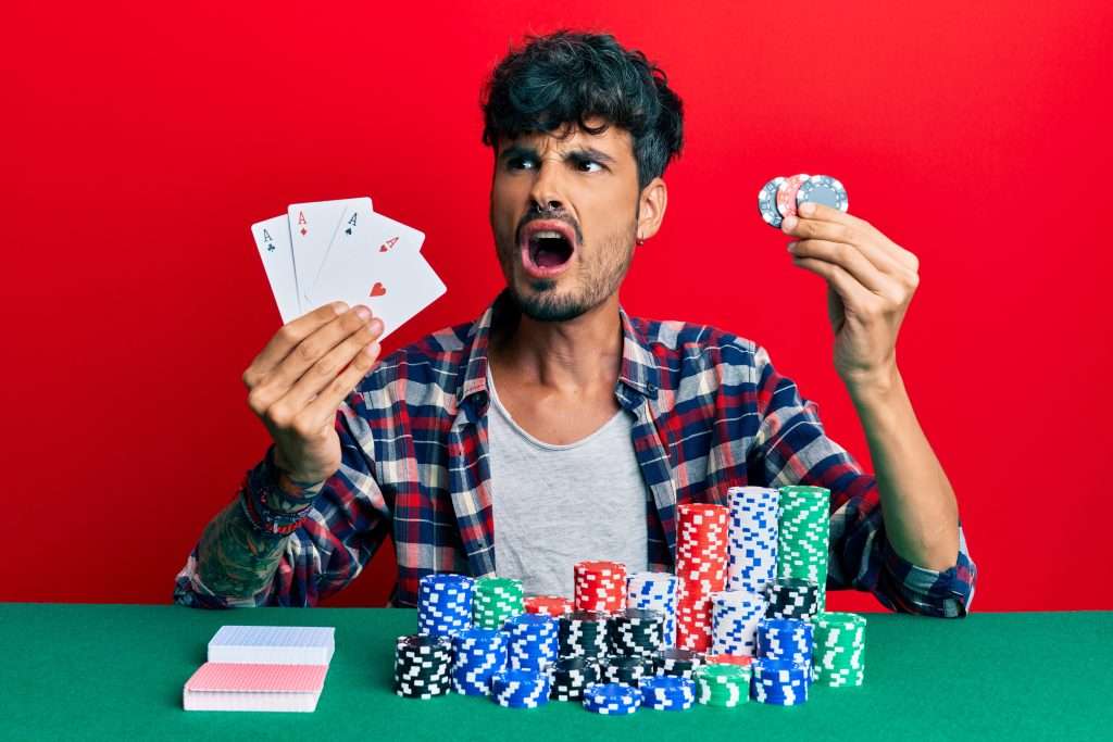 la agresividad en el poker online