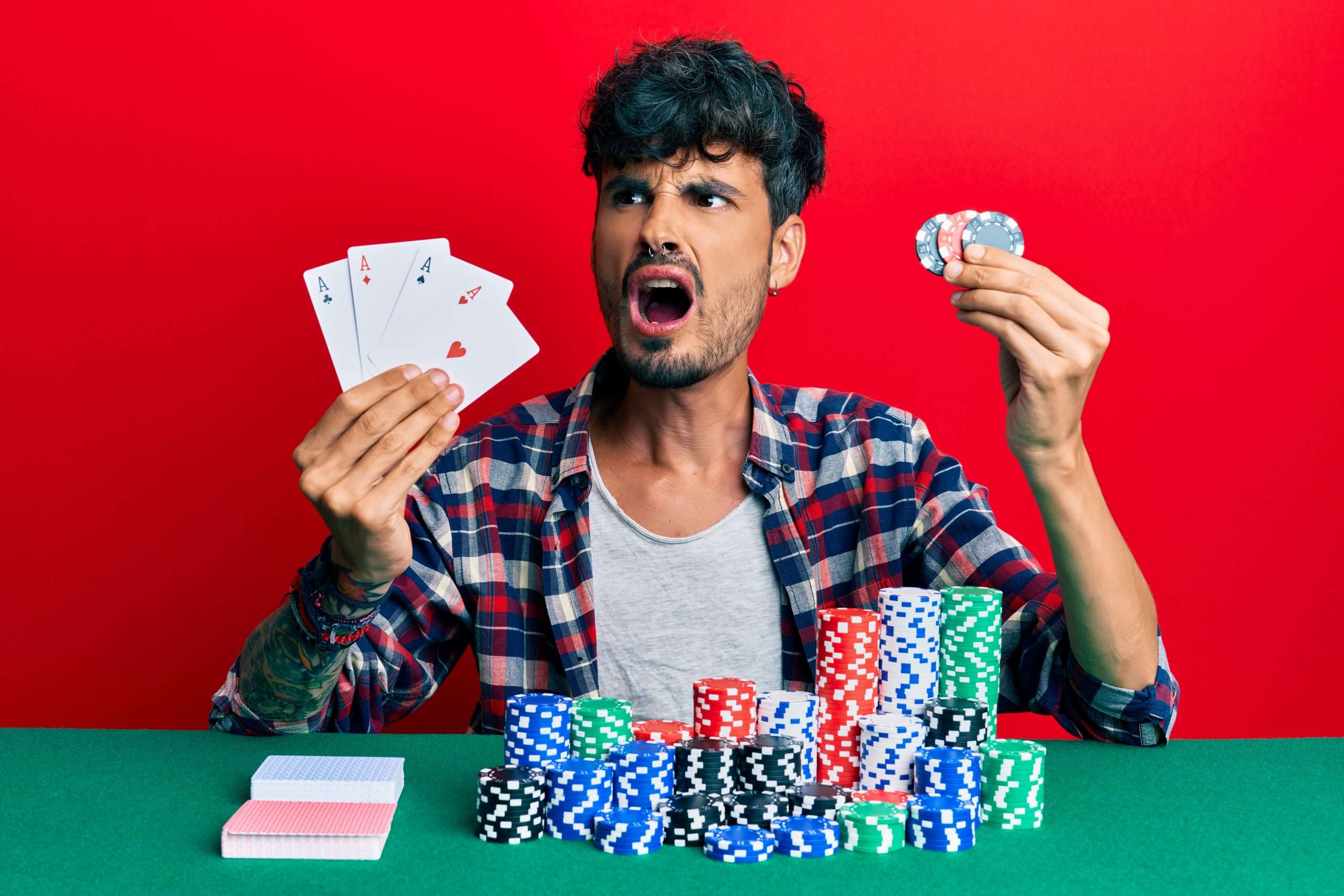 la agresividad en el poker online